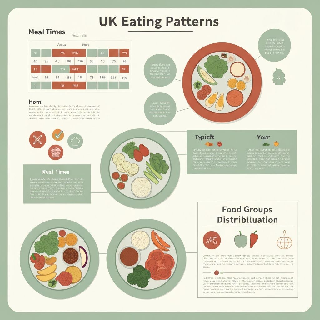 UK eating patterns infographic